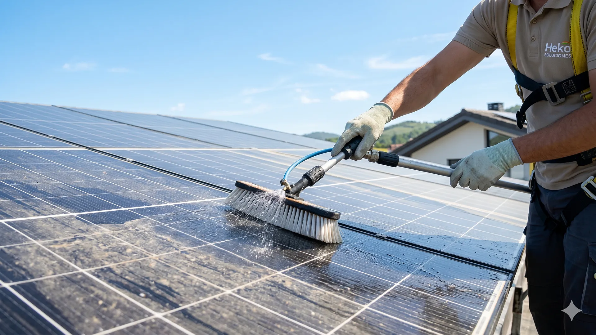 Cómo mantener paneles solares